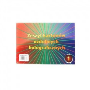Wycinanka A4/6/200g Cormoran Holograficzna